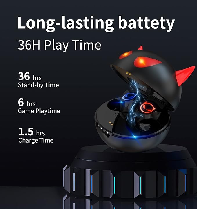 Kids Wireless Earbuds Bluetooth, Wireless Earphones with Noise Reduction Bluetooth 5.1 Waterproof Sport TWS Stereo Lightweight in Ear Headphones with Built-in Mic for TV Phone.