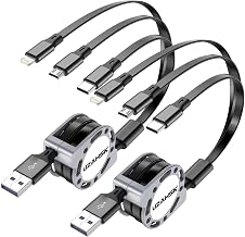Multi Charging Cable, 3 in 1 Retractable Multi Charging Cord - Image 1