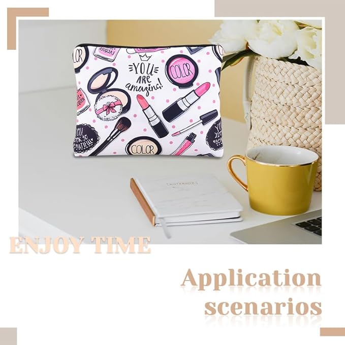 You are Amazing Makeup Bag for Women Girls Beauty Products Cosmetic Packing Bags for Traveling Toiletries for Women Girls Beauty Themed Makeup Travel Cosmetic Bag