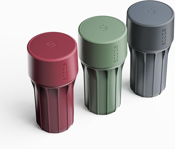 Staze Preserve Vacuum Sealed Storage Jars (148ml) | Food Storage Container with Protection - (VISTA TRIO)