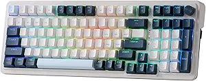 Redragon K686 PRO Wireless RGB Gasket Gaming Mechanical Keyboard, Easy Knob