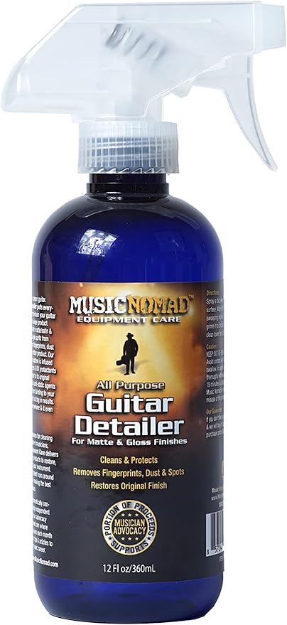 MusicNomad MN152 Premium Guitar Detailer for Matte and Gloss Finishes 12oz