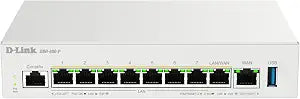 D-Link Guardian 600 PoE Multi-Gig Business Router (DBR-600-P), Premium Router with Multi-WAN Failover, SPI Firewall, 8X 2.5GbE PoE+ LAN, VPN