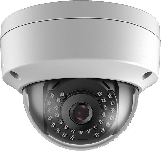 Real HD 1080P Analog Camera 2MP TVI CVI AHD CCTV Vandal Dome Surveillance Security Camera Outdoor, BNC Coaxial Output 2.8mm 100° Wide Viewing Angle, 65ft Night Vision, Full Metal Housing, White