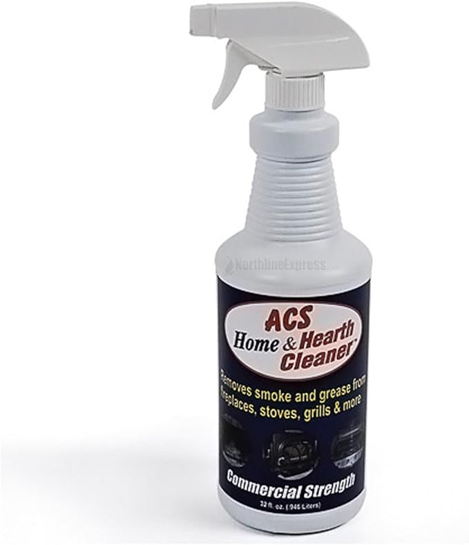 ACS Home & Hearth Cleaner - Biodegradable Citrus Spray for Glass, Grill, Stove - 22 Fl Oz