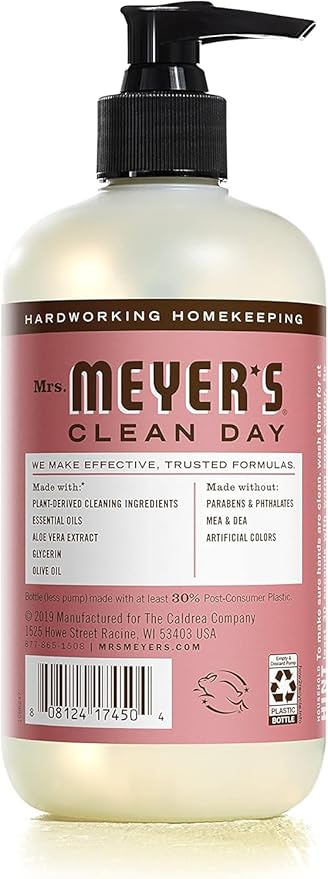 Mrs. MEYER'S CLEAN DAY Variety, 2 Liquid Hand Soap 12.5 OZ, 1 Liquid Dish Soap, 16 FL OZ (Rosemary)