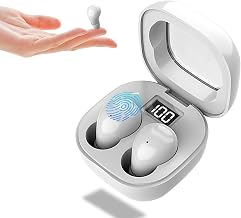 2026 Wireless Earbuds for Side Sleepers, Invisible Sleep Earbuds with Low Profile Design, Tiny Hidden Bluetooth Earphones for Small Ear Canals, Mini Earbuds for Sleeping, Deep White - Image 1