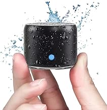 EWA Travel Case Packed, A106 Pro Portable Bluetooth Speaker with Custom Bass Radiator, Brief Design, IP67 Waterproof, Perfect Mini Speaker for Shower, Room, Bike, Car (Black) - Image 1