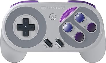 My Arcade Super Gamepad - Wireless Gaming Controller for Nintendo SNES Classic, NES Classic, Super Famicom, Wii, Wii U (Super NES Colors) - Image 1
