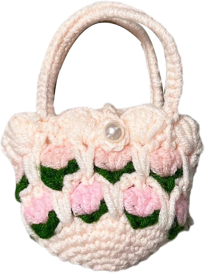 Yatchen Plush Case for AirPods 3, Kawaii Cute 3D Cartoon Fur Flower Basket Design Funny Mini Airpods 3rd Generation Cover with Keychain Protective Case Women Girls for AirPods 3
