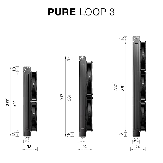 be quiet! Pure Loop 3 360mm All-in-One Water Cooling for Overclocked AMD/Intel Systems, 3X Pure Wings 3 120mm PWM High-Speed Fans, High Static Pressure, Whisper-Quiet PWM Pump
