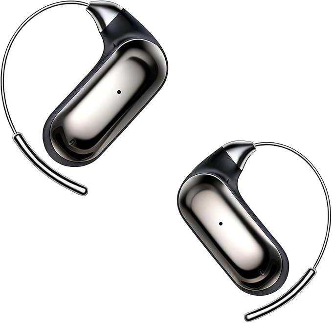 Over Open Ear Earbuds Wireless Bluetooth Open Ear Headphones Air Conduction Earbuds that Don't go in Your Ear with Over-Ear Hooks Running Headphones