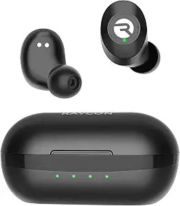 Raycon Everyday Bluetooth Wireless Earbuds with Microphone - Active Noise Cancelling, Sweat & Water-Resistant Earphones, Ear Buds Wireless Bluetooth (Black) - Image 1