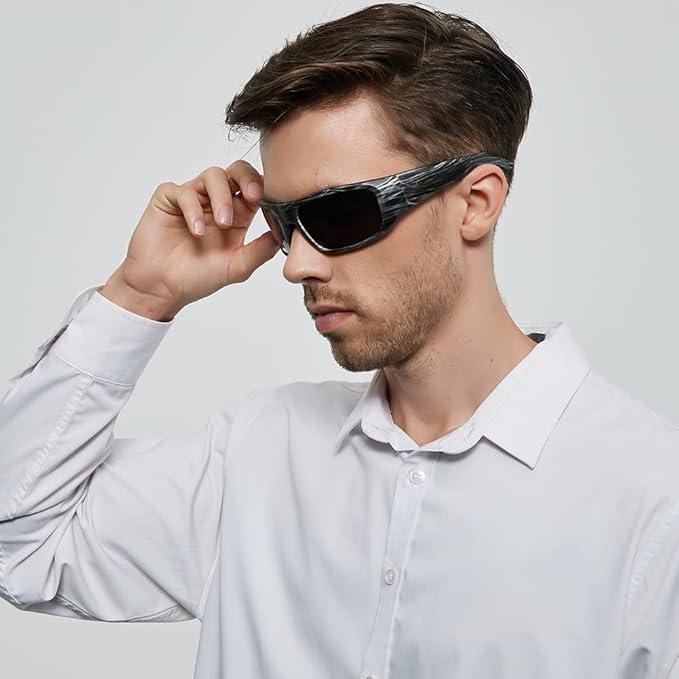 OhO sunshine Smart Glasses, Polarized Sunglasses with Bluetooth Speaker, Athletic/Outdoor UV Protection and Voice Control