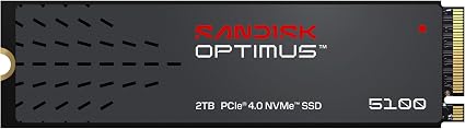Sandisk Optimus 5100 2TB NVMe SSD, PCIe 4.0, M.2 2280