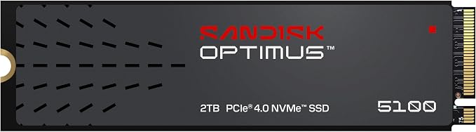 Sandisk Optimus 5100 2TB NVMe SSD, PCIe 4.0, M.2 2280
