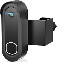 Anti-Theft Doorbell Mount Compatible with Arlo Video Doorbell 2K/HD (2nd Gen), Easy Installation, No-Drill Door Mount Cover Holder Accessories for Apartments Home Rentals Office, Not for Security Door - Image 1
