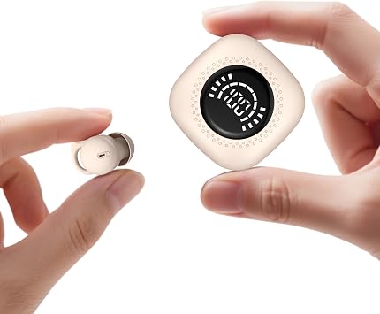 Sleep Headphones, Invisible Sleep Earbuds for Side Sleepers (Beige)