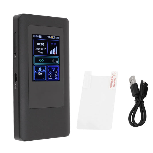 5G Mobile Hotspot, WiFi 6 Dual Band Portable Router with 4400mAh Battery for Travel Remote Work and Multi Device Connectivity
