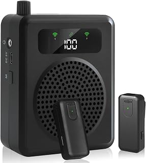 Voice Amplifier for Teachers Portable Lavalier Microphone and Speaker - Image 1