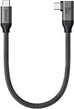 Silkland 80Gbps Right Angle USB 4 Cable for Thunderbolt 5 Cable 240W 1FT - Image 1