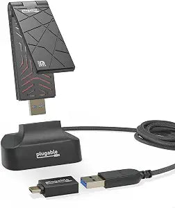 Plugable WiFi 6 USB WiFi Adapter for Desktop PC & Laptops