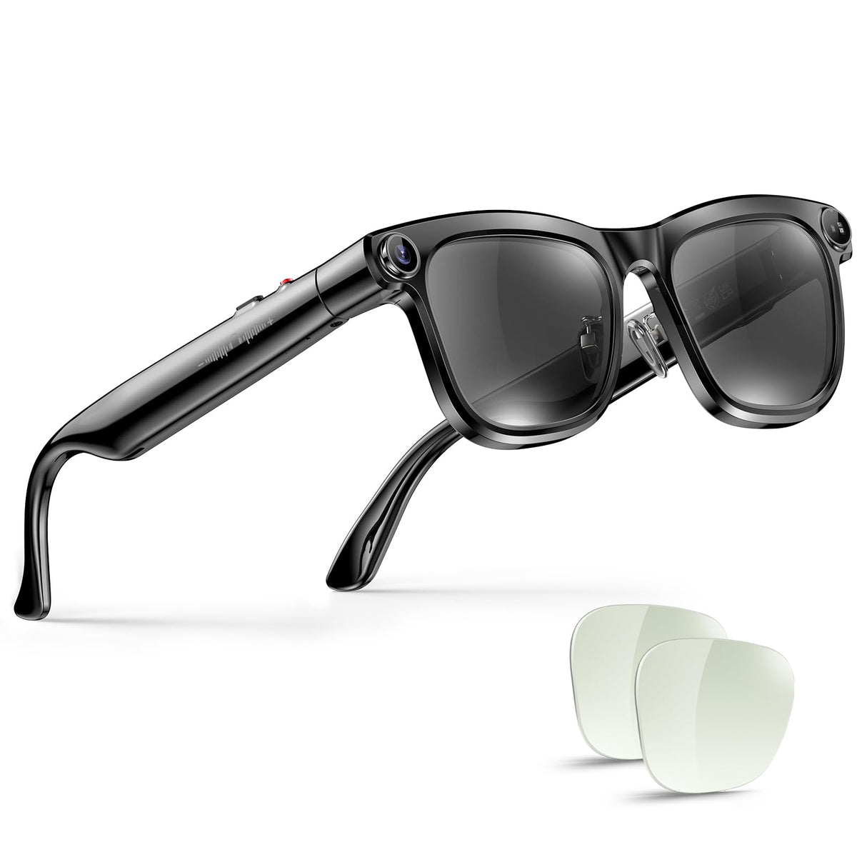 AI Smart Glasses with Camera & 8MP 4K Vide,Bluetooth Call,Voice Assistant