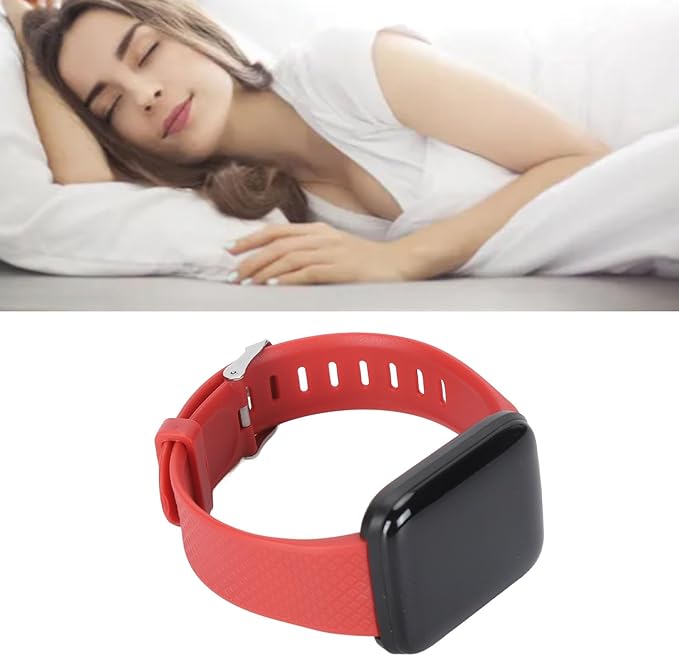 Yunseity Smart Watch, 1.44in HD Smartwatch for Men Women, Fitness Tracker with Sleep Monitoring, Multiple Sport Modes, Pedometer, Fitness Smart Bracelet for Android for iOS (Red)