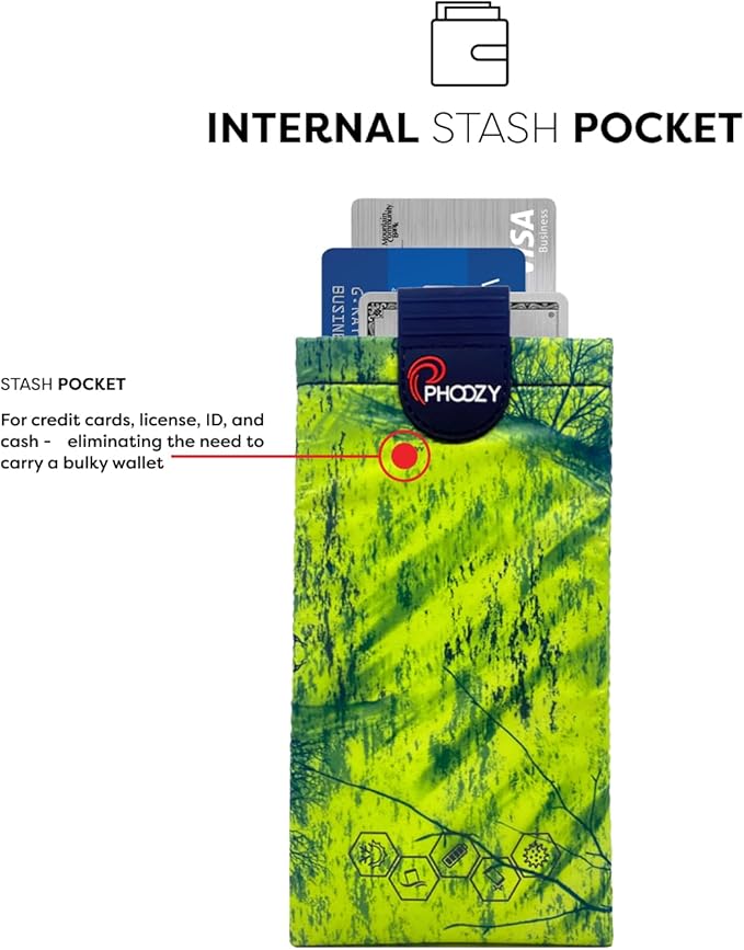 PHOOZY XP3 Ultra-Durable Thermal Phone Case for Extreme Cold | Insulated Phone Case Extends Battery Life 4X | Snowboard & Ski Gear | As Seen on Shark Tank | Large - Green