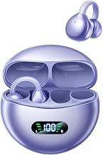 Clip-On Earbuds M79 Open Ear Ear Buds Wireless Headphones(Purple) - Image 1