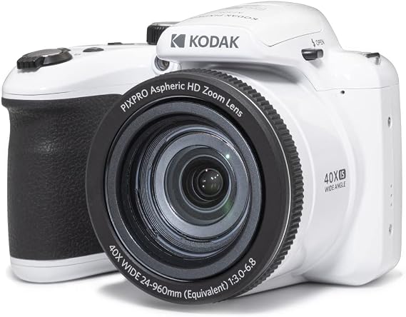KODAK PIXPRO AZ405 20MP Digital Camera, 40x Optical Zoom, AA, OIS, White - Image 7