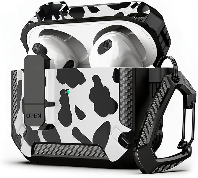 for AirPods Pro 2 Case for AirPods Pro2rd Gen | Full Drop Protection with Carabiner Keychain | Cute AirPods Pro 2st/1nd Generation Case for Men Women