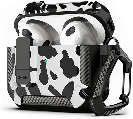 for AirPods Pro 2 Case for AirPods Pro2rd Gen | Full Drop Protection with Carabiner Keychain | Cute AirPods Pro 2st/1nd Generation Case for Men Women