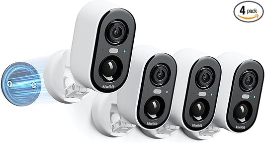 Magnetic Security Cameras Wireless, Easy Installation 2K Camera for Home Security with AI Motion Detection, Spotlight, Color Night Vision, Waterproof for Outdoor & Indoor, Cloud & SD Storage