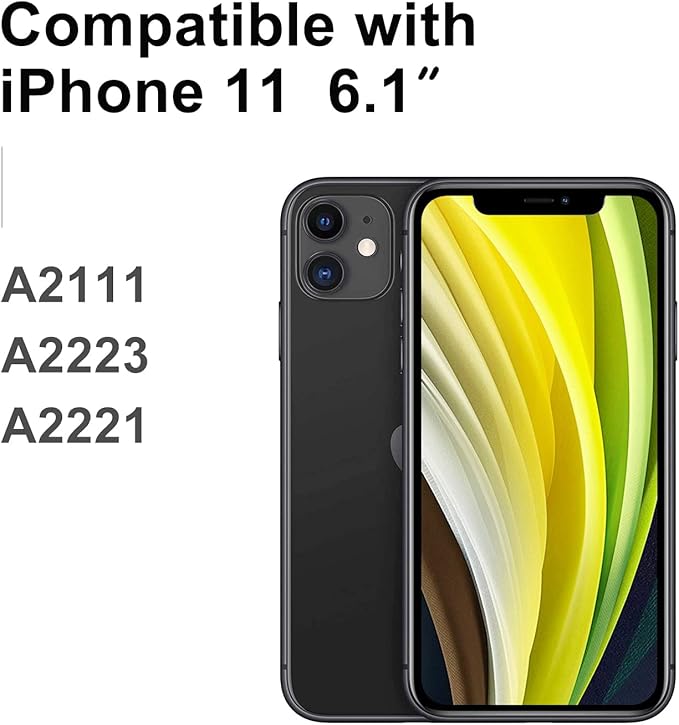 LL TRADER Screen Replacement for iPhone 11 LCD Retina 6.1'' FHD Display COF Touch Screen Digitizer with Repair Tool Kits, Waterproof Tape, Screen Protector(for Model A2111, A2223, A2221)