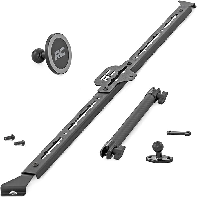 Rough Country Dash Mount Kit for Ford Bronco (2021??025) - Trail-Ready Phone & Device Mount w/ 8" Arm for MagSafe Devices