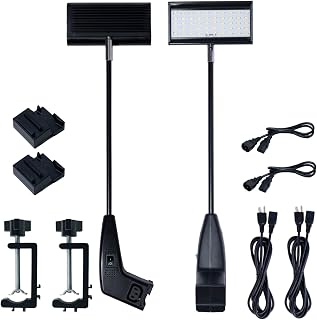 Trade Show Display LED Lights,Connectable Exhibit Arm Lighting with Clamps,Mounting Brackets,Power Cables,Connect Cables (Black, Standard) - Image 1
