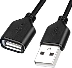 Slim USB 2.0 A to USB A Female 50ft Cable, Long USB2.0 extener Cable USB2.0 A male TO A female Fast Charging Long Charging Cable for PS5, Keyboard, Mouse and More! The Wire Diameter is 2.8 MM - Image 1