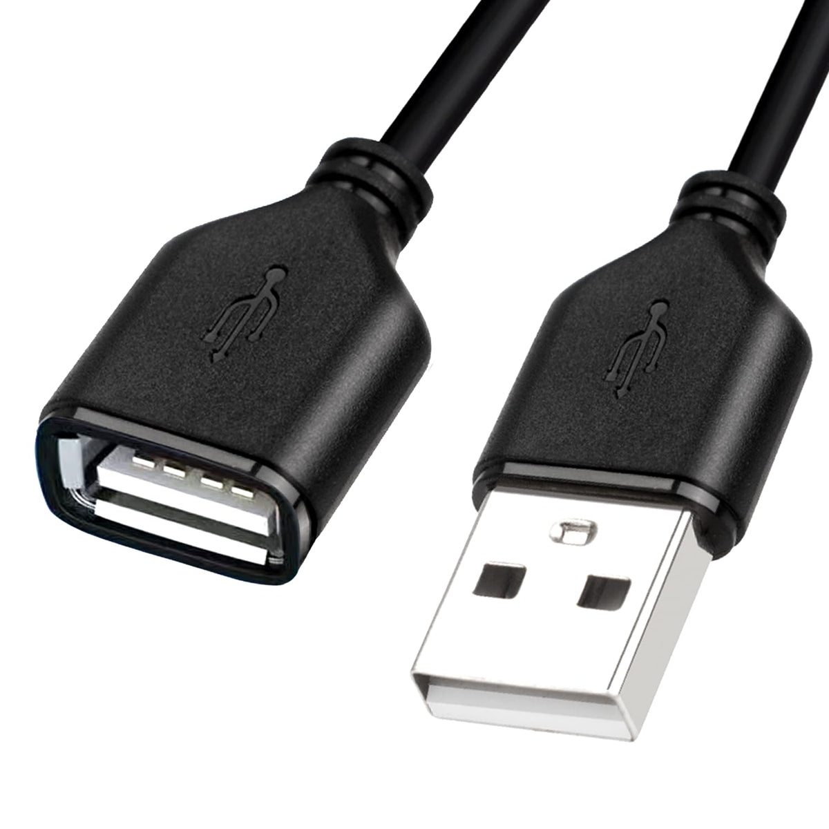 Slim USB 2.0 A to USB A Female 50ft Cable, Long USB2.0 extener Cable USB2.0 A male TO A female Fast Charging Long Charging Cable for PS5, Keyboard, Mouse and More! The Wire Diameter is 2.8 MM