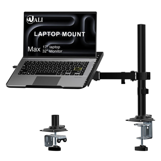 WALI Adjustable Laptop Desk Mount for 17 inch Notebook or 32 inch Screen