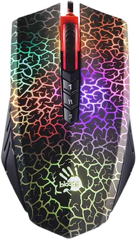 Bloody Optical Gaming Mouse with Light Strike (LK) Switch & Scroll - Fully Programmable and Advance Macros (A70 II)