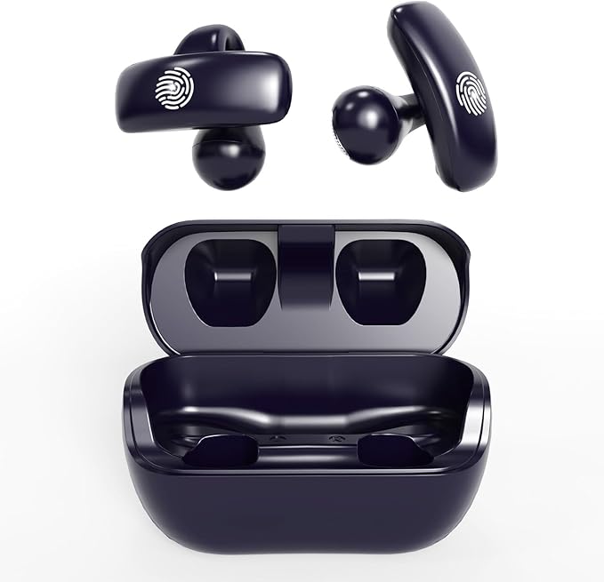 BANIGIPA Kids True Wireless Earbuds, Bluetooth 5.4 Headphones w/Mic for Calling Studying Music, 5g Light Comfortable, Open Ear Earbuds w/85dB Healthy Volume Control Protect Hearing for School Travel
