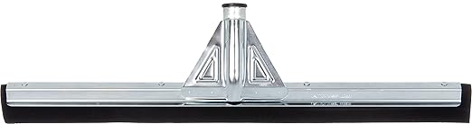 SPARTA Flo-Pac Floor Rubber Squeegee Window Squeegee with Reinforced Metal Frame for Floor, Bathroom, Kitchen, Concrete, Tile, Garage, Commercial Use, 22 Inches, Black, (Pack of 10)