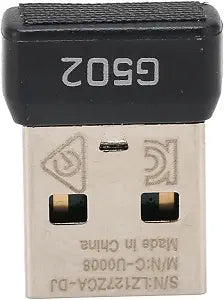 SUNGOOYUE USB Receiver, 2.4GHz Wireless Stable Signal Small Portable ABS Metal Mouse Adapter for G502 Lightspeed Mouse