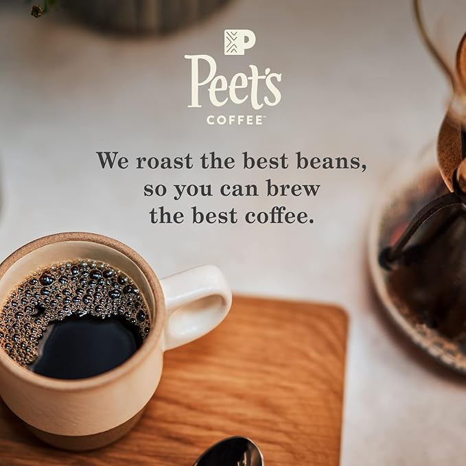 Peet's Coffee, Dark Roast Keurig K-Cup Pods - Chalet Blend 60 Count (1 Box of 60 K-Cup Pods)