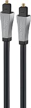 Rocketfish Toslink Optical Audio Cable - Fiber Optic Audio Cable for Home Theater & Sound System - Durable Cable Cord for Quality Audio - Black Optical Cable for TV & Soundbar - 4' - Image 1