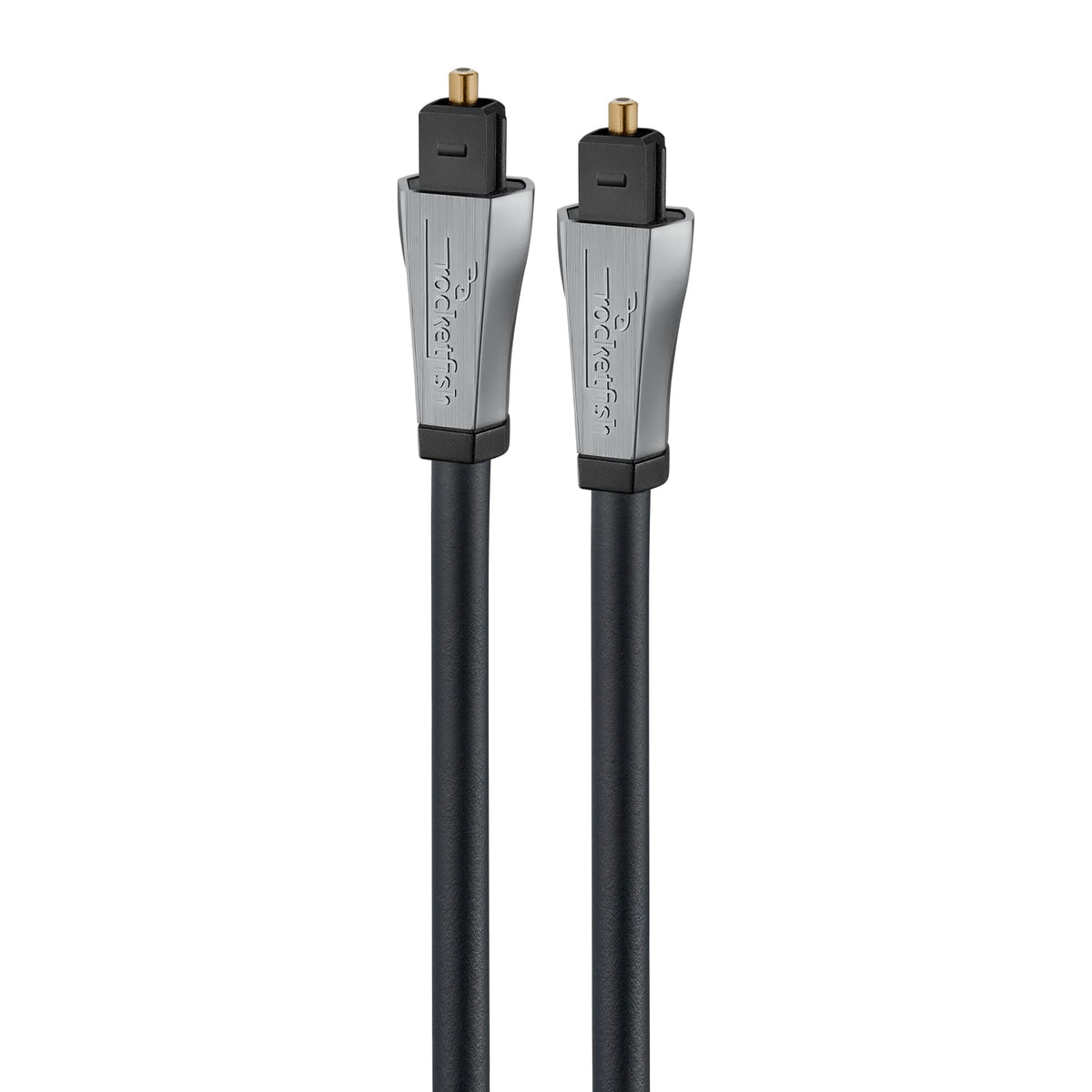 Rocketfish Toslink Optical Audio Cable - Fiber Optic Audio Cable for Home Theater & Sound System - Durable Cable Cord for Quality Audio - Black Optical Cable for TV & Soundbar - 4'