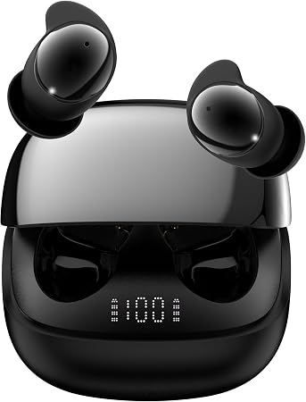 Oraolo Sleep Ear200, Bluetooth 6.0 Wireless in-Ear Headphones, Sleep Earbuds with ANC, Active Noise Cancelling Earbuds, 8-10H Playtime, Ultra Comfort Design for Side Sleepers, Black