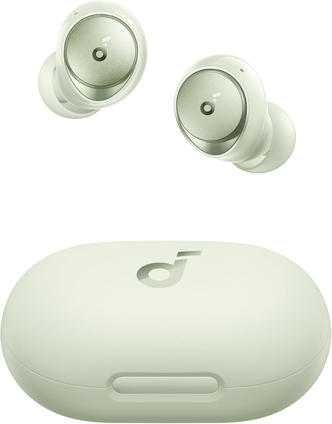 Soundcore by Anker Space A40 Auto-Adjustable Active Noise Cancelling Wireless Earbuds, Reduce Noise by Up to 98%, 50H Playtime, Hi-Res Sound, Comfortable Fit, App Customization(Renewed)