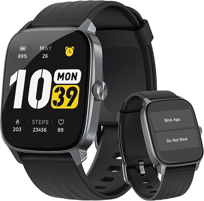 EURANS Smart Watch No App/Phone Required, Long Battery Life Fitness Tracker Watch,HD Screen, Waterproof Activity Tracker with Step Counter for Walking, Pedometer, Calories Tracker for Men Women